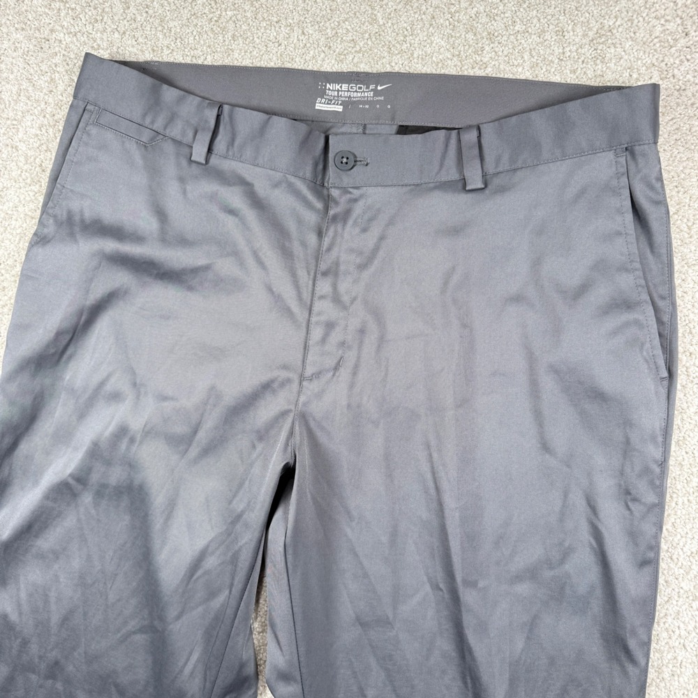 Nike Golf Pants Mens 36x32 Gray Tour Performance Dri-FIT Athletic Trousers
